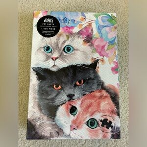 Watercolor Cats Jigsaw Puzzle